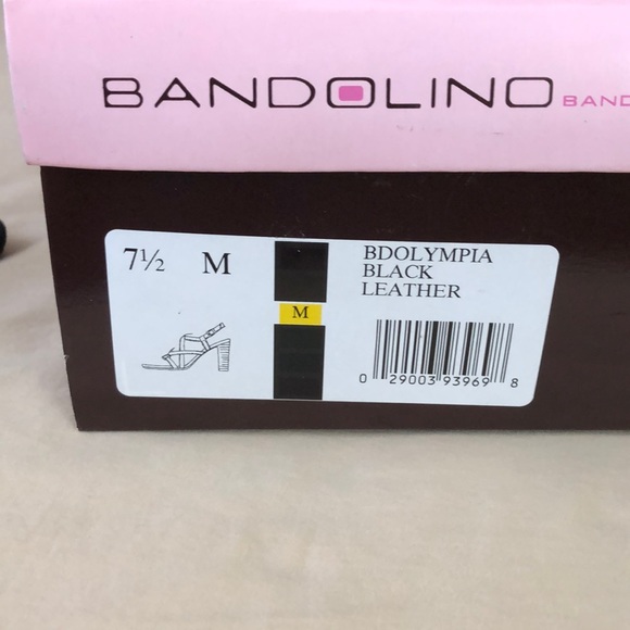 Bandolino 7 1/2 never worn black heels w box shoes - Picture 10 of 12